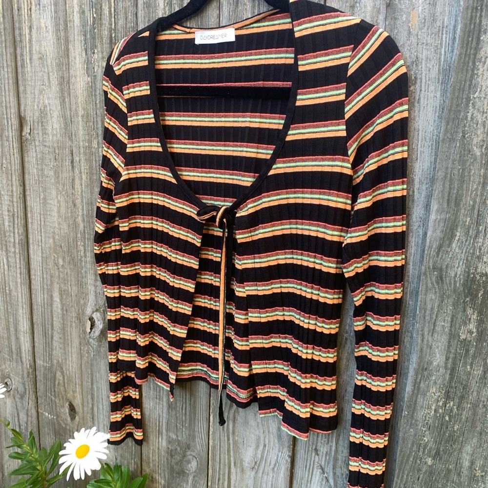 DAYDREAMER | Tie Front Cardigan - Picture 1 of 6